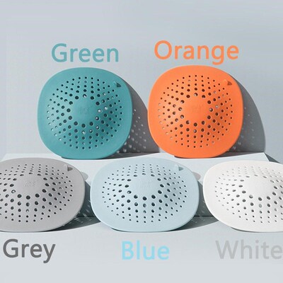 Sink Sewer Filter Silicone Kitchen Bathroom Anti Clogging Ba