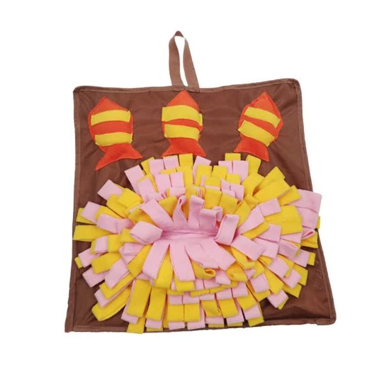 2022 New Pet Dog Snuffle Mat Nose Smell Training Blanket Sni