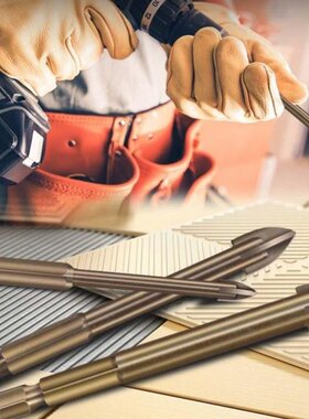 5PCS/SET Cemented Carbide Drill Bit Set Ceamic Tile Wood Ste