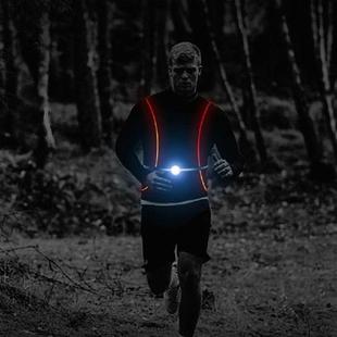 Strong Running Vest Light USB Rechargeable Wearable Outdoor