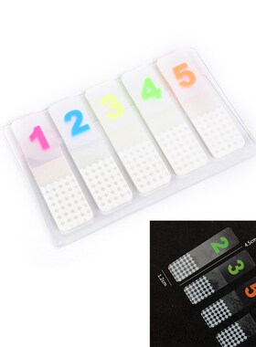 DIY Kawaii Color 1-5 Number Memo Pad Lovely Sticky Paper  No