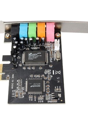 PCI-E 5.1 Sound  6 port sound card CMI8738 cinema stereo Sur