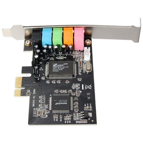 PCI-E 5.1 Sound  6 port sound card CMI8738 cinema stereo Sur