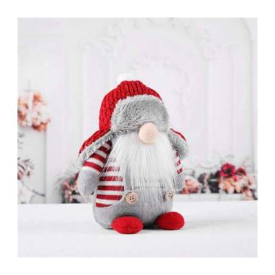 Christmas Swedish Gnome Santa Plush Toys Doll Ornaments Holi
