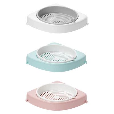 RecabLeght Bathroom Shower Corner Shelf Wall Mount Triangula