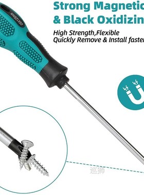 Magnetic Screwdriver Set 10 PCS 5 Phillips and 5 Flat Head P