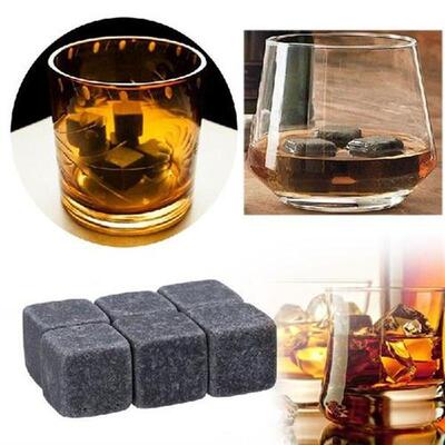 Natural Whiskey Stones Sipping Ice Reusable Chilling Whisky