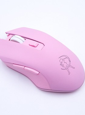 Pink Computer Mouse Colorful Backlit Gaming Mouse Optical Wi