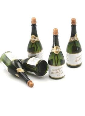 5Pcs/set Champagne Bottle DIY Self Watering Bubble Bottles