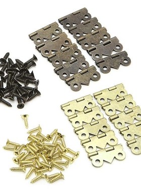 10pcs Mini Butterfly Door Cabinet Drawer Jewellery Box Hinge