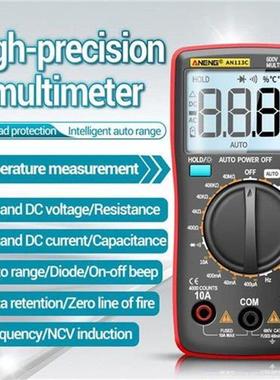 4000 Counts True RMS LCD Digital Multimeter Portable AC DC T