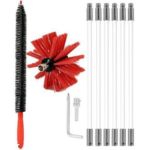 Rod Chimney Sewage Fireplace Cleaning Brush