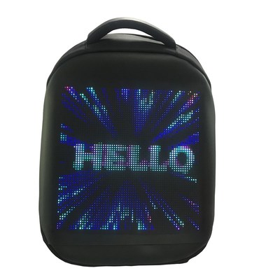 Waterproof Wifi Smart Walking LED Backpack with led Display