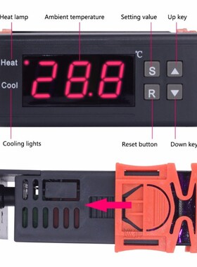 MH1230A AC220V Digital Temperature Controller Thermocouple -