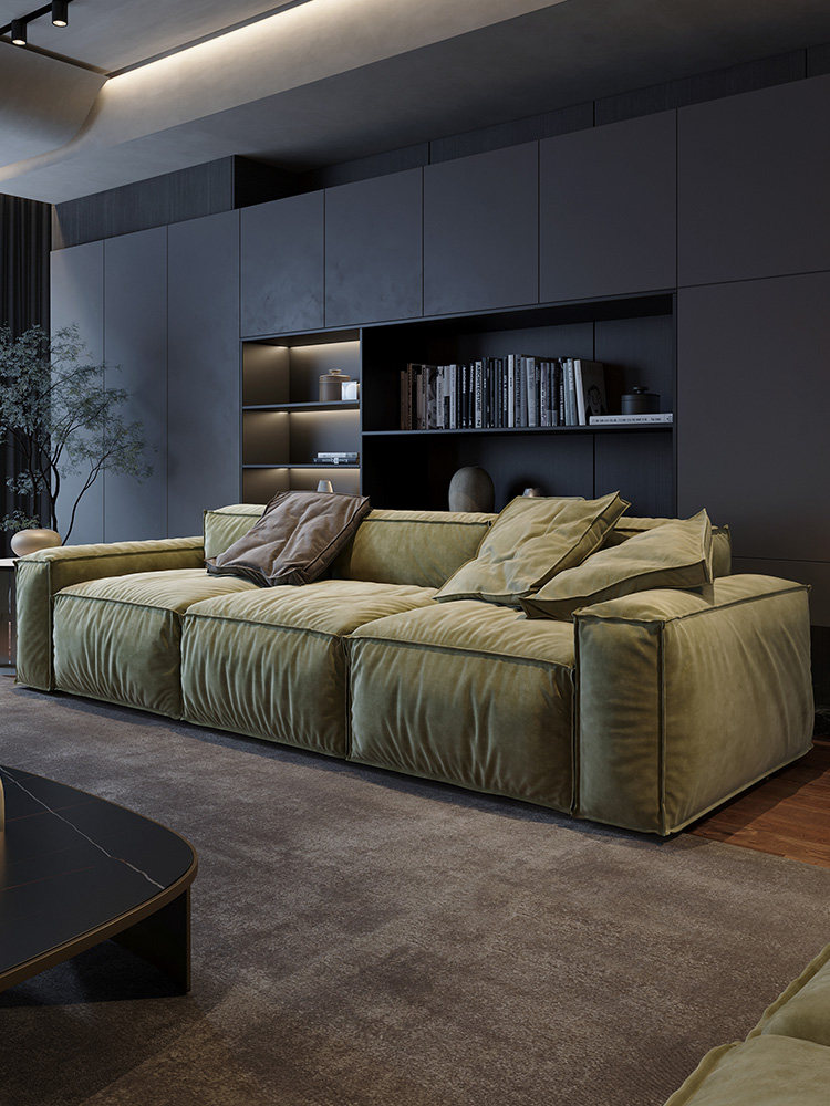 布艺沙发客厅小户型轻奢现代沙发组合三人位北欧极简科技布沙发