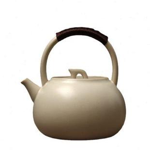 炭炉800c 陶瓷茶壶陶壶烧水壶提梁壶苏打釉煮茶壶电陶炉煮茶器套装