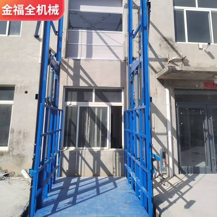 厂房升降机防爆液压升降货梯3吨5吨固定升降机导轨式升降货梯图片