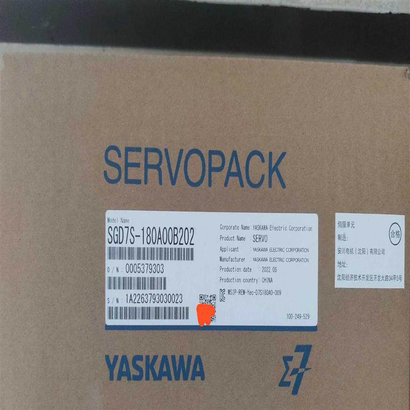 议价SGD7S180A00B202 安川伺服电机议价