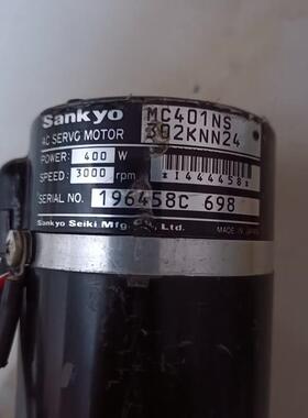 议价J093*SANKY0伺服马达MC401NS302KNN24变频器 质量保证 拆机