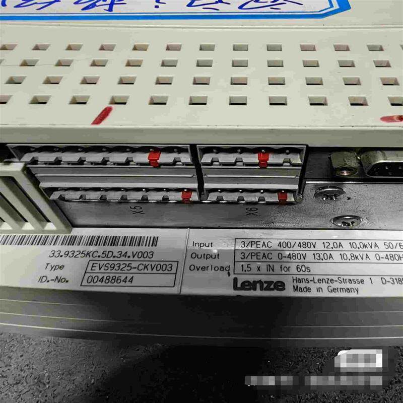 议价拍前询价evs9325-ckv003拆机伦茨变频器9300系列932