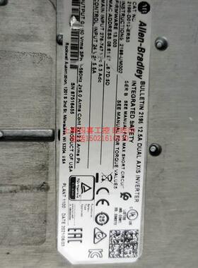 议价AB罗克韦尔伺服驱动器Kinetix5700 2198-D012-ERS3 成色好