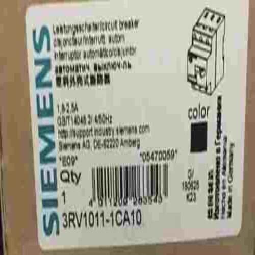议价拍前询价3RV10111CA10   低压断路器正品库存货