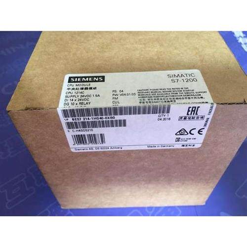 议价西门子原装6ES7214-1HG40-0XB0SIPLUSCPU1214C紧凑模块100KB0