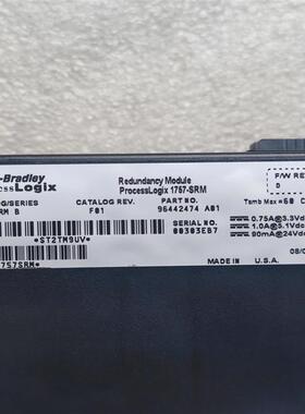 议价议~拆机AB 1757-SRM B F01冗余模块