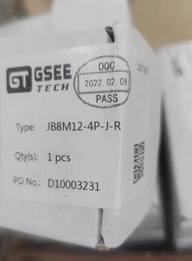 议价GSEE吉诺 TECH模块 JB8M12-4P-J-R原装正品