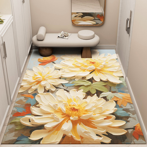 轻奢高级入户门地垫地毯门垫进门大门口玄关防滑脚垫可裁剪定制