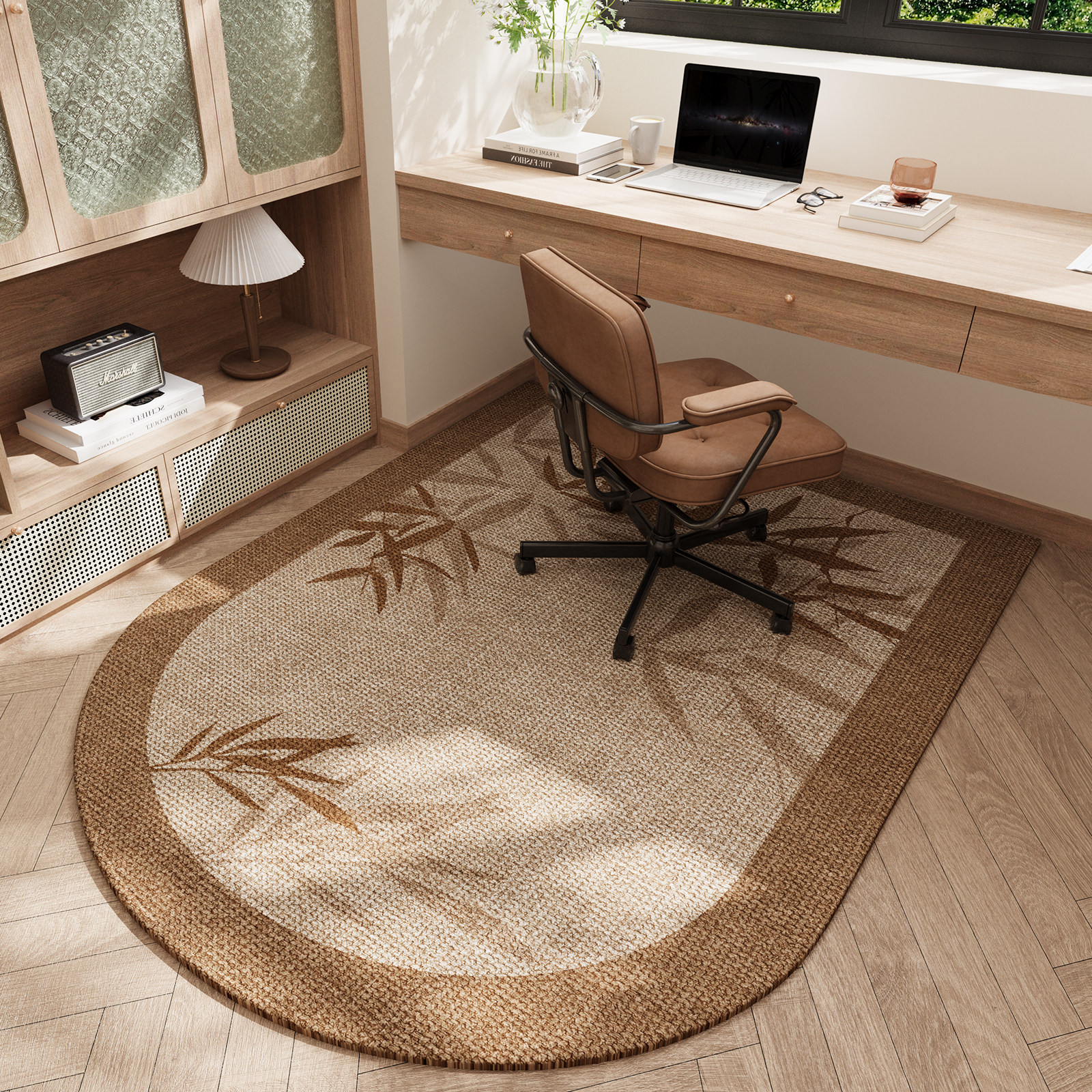 客厅地毯拱形转椅垫防滑耐磨地板保护垫子办公电脑椅卧室地垫