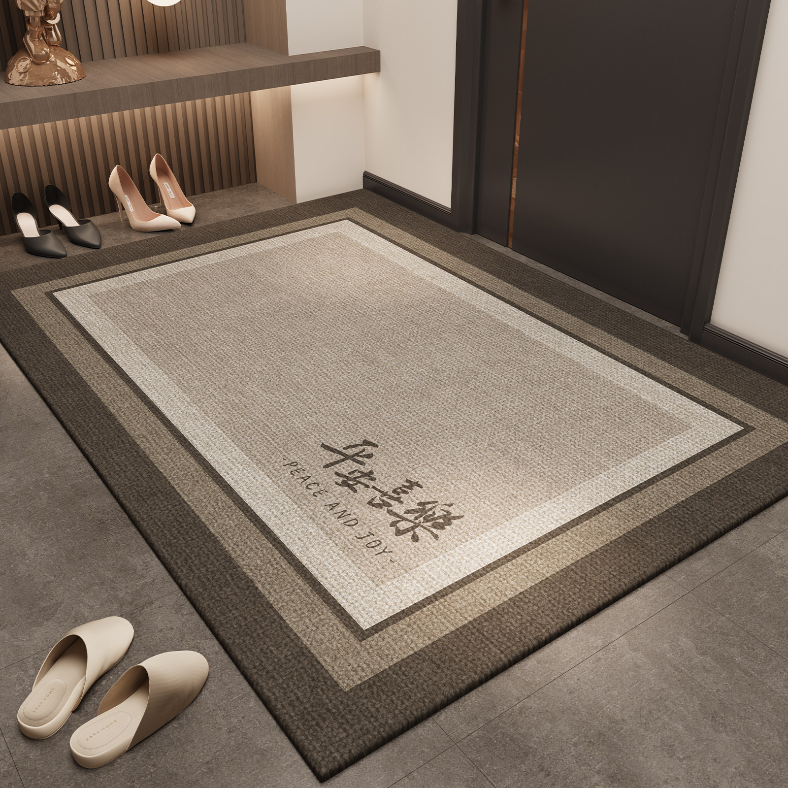 门垫轻奢脚垫门口耐脏防滑纯色入户进门地毯家用高级入户门地垫,居家布艺,入户地垫,淘宝优惠券,粉丝福利购,淘宝优惠卷