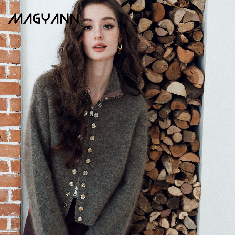 原创设计师Magyann双排扣开衫