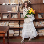 云朵蛋糕 Magyann设计师原创2025秋温柔百搭多层蛋糕裙半身裙