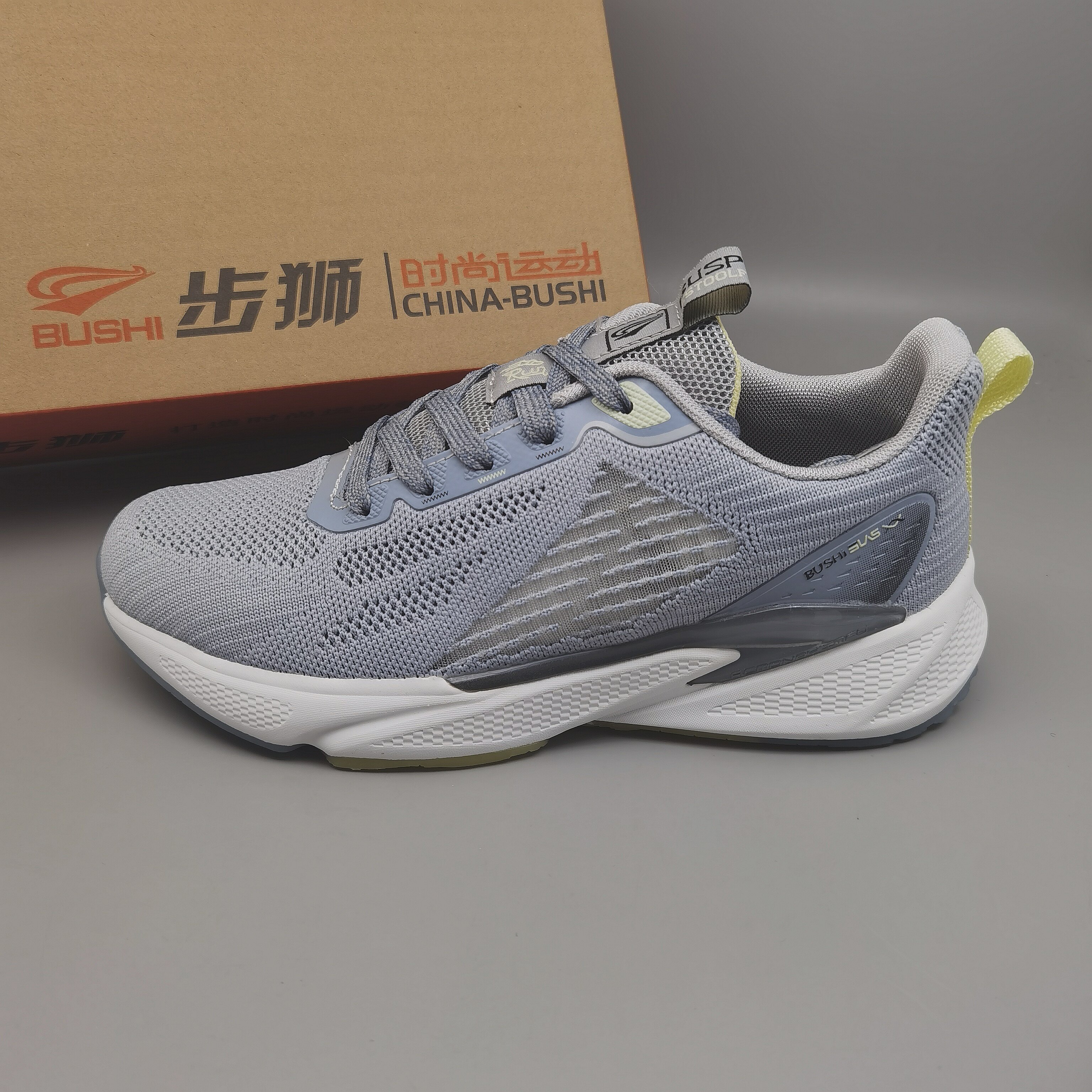 品牌鞋步狮轻便男鞋运动鞋2024夏季新款网面透气跑鞋体育跑步鞋子