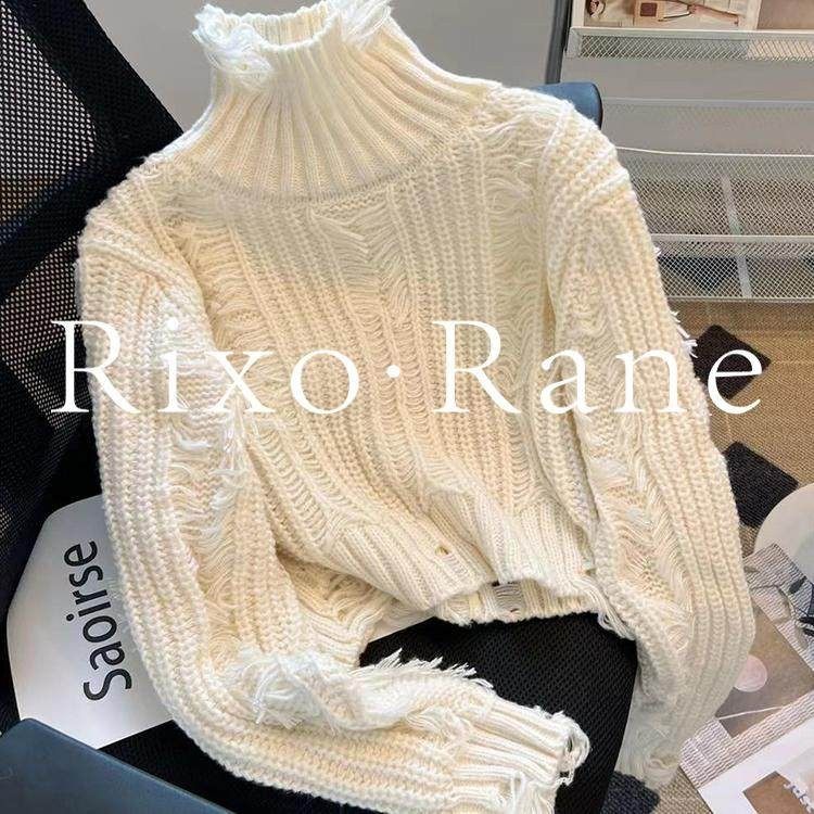 法国Rixo Rane ?时髦流苏高领毛衣女秋冬别致设计感洋气针织衫潮,女装/女士精品,大码内搭,淘宝优惠券,粉丝福利购,淘宝优惠卷