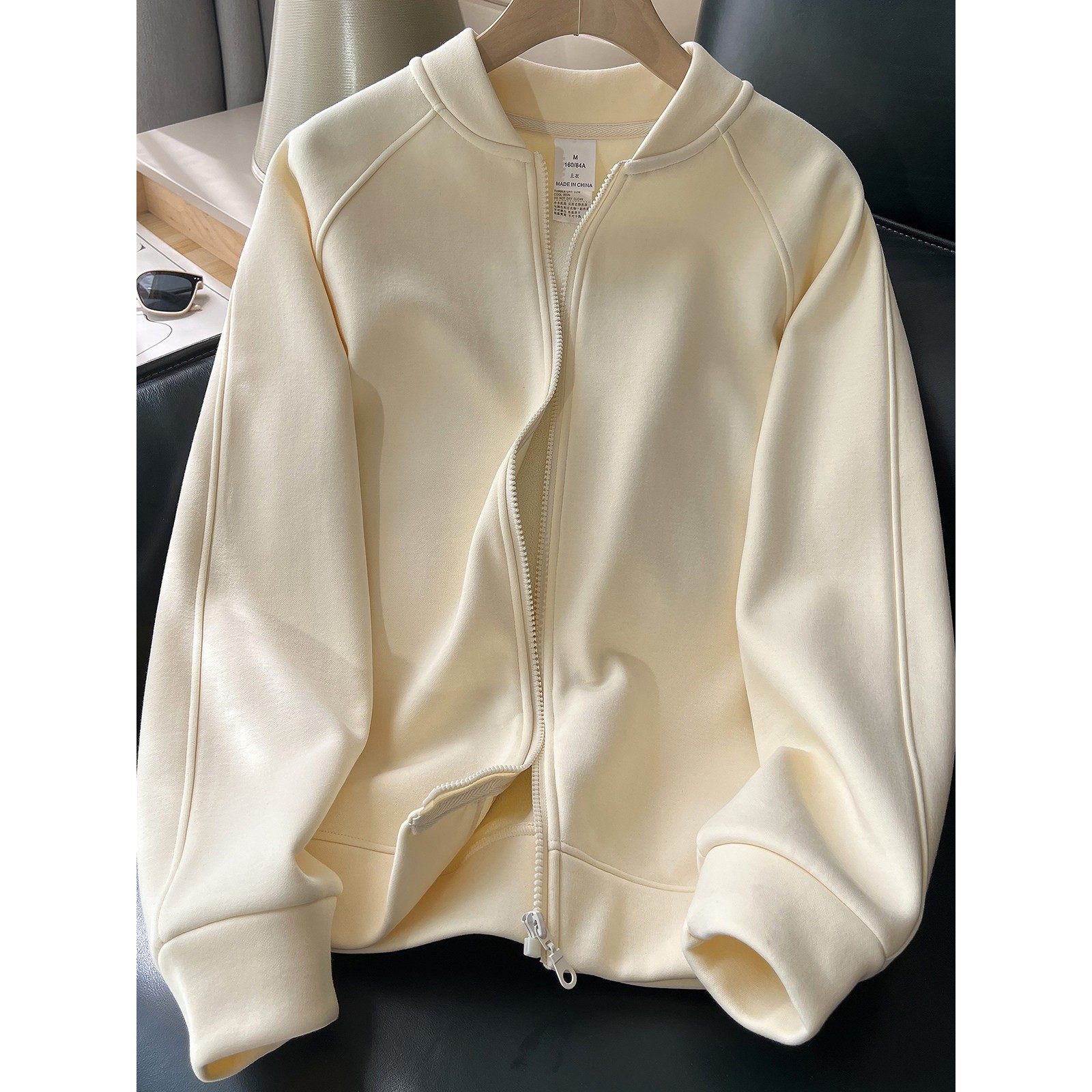 欧洲站立领棒球服卫衣女2025春秋冬新款加绒加厚短款宽松长袖外套,女装/女士精品,卫衣/绒衫,淘宝优惠券,粉丝福利购,淘宝优惠卷