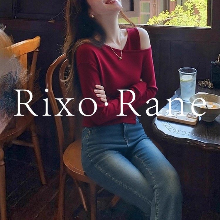 法国Rixo Rane 氛围感穿搭高级巨好看减龄慵懒松弛感红色露肩毛衣,女装/女士精品,大码内搭,淘宝优惠券,粉丝福利购,淘宝优惠卷