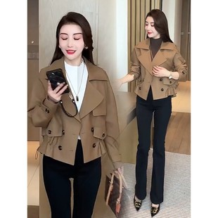 茉莉花高级定制短夹克女装2025年春季新时尚小容易匹配苗条休闲风