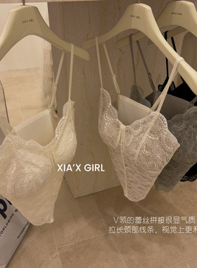 XIA夏夏-吊带背心带胸垫内搭打底上衣可外穿纯欲美背内衣HS23595