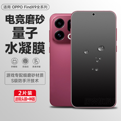 厉奔oppofindx9系列磨砂膜