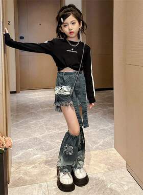 女童春秋套装女孩时尚洋