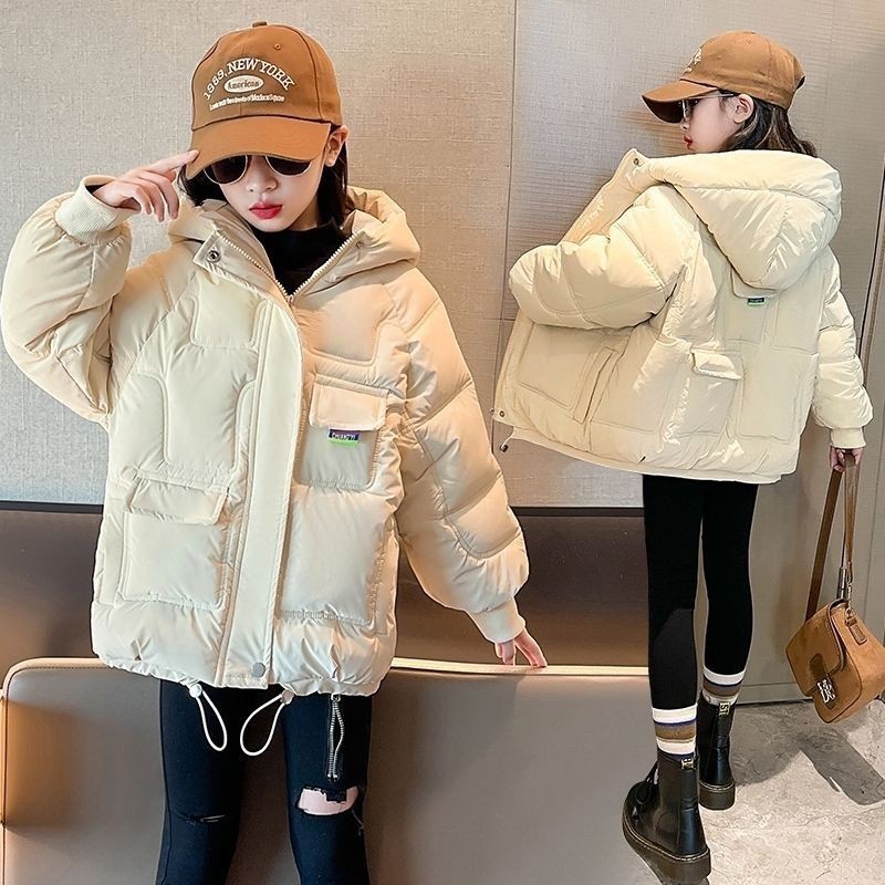 男女童棉服冬季加厚中大童外套2025新款儿童羽绒棉衣炸街棉袄洋气