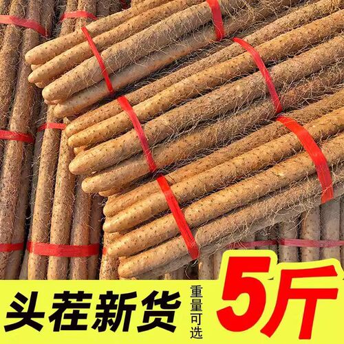 正宗河南焦作特产温县铁棍山药铁杆怀山新鲜淮山片面粉糯5斤包邮