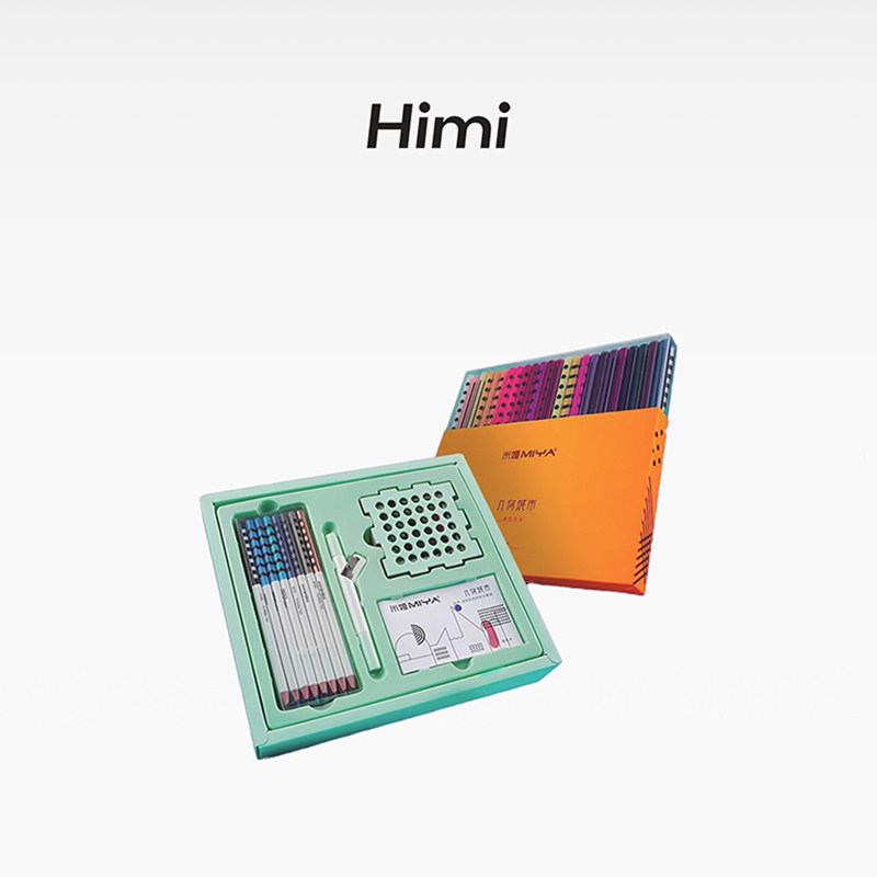 HIMI嗨色彩几何城市彩铅油性24色/36色/48色拭然可擦手绘儿童小学生美术绘画套装专用无铅无毒属于什么档次？