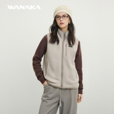 羊羔绒泰迪马甲户外抓绒保暖