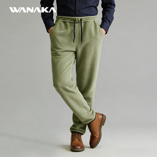 Wanaka男士秋冬保暖抓绒裤