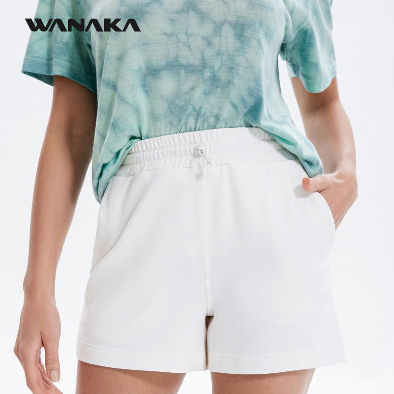WANAKA美利奴羊毛云感短裤可机洗女柔软亲肤挺阔透气速干户外