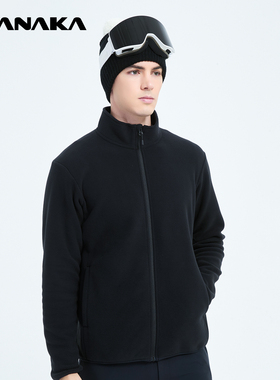 U200高蓬拉链衫外套抓绒衣内胆保暖透气轻量化户外跑步男女同款