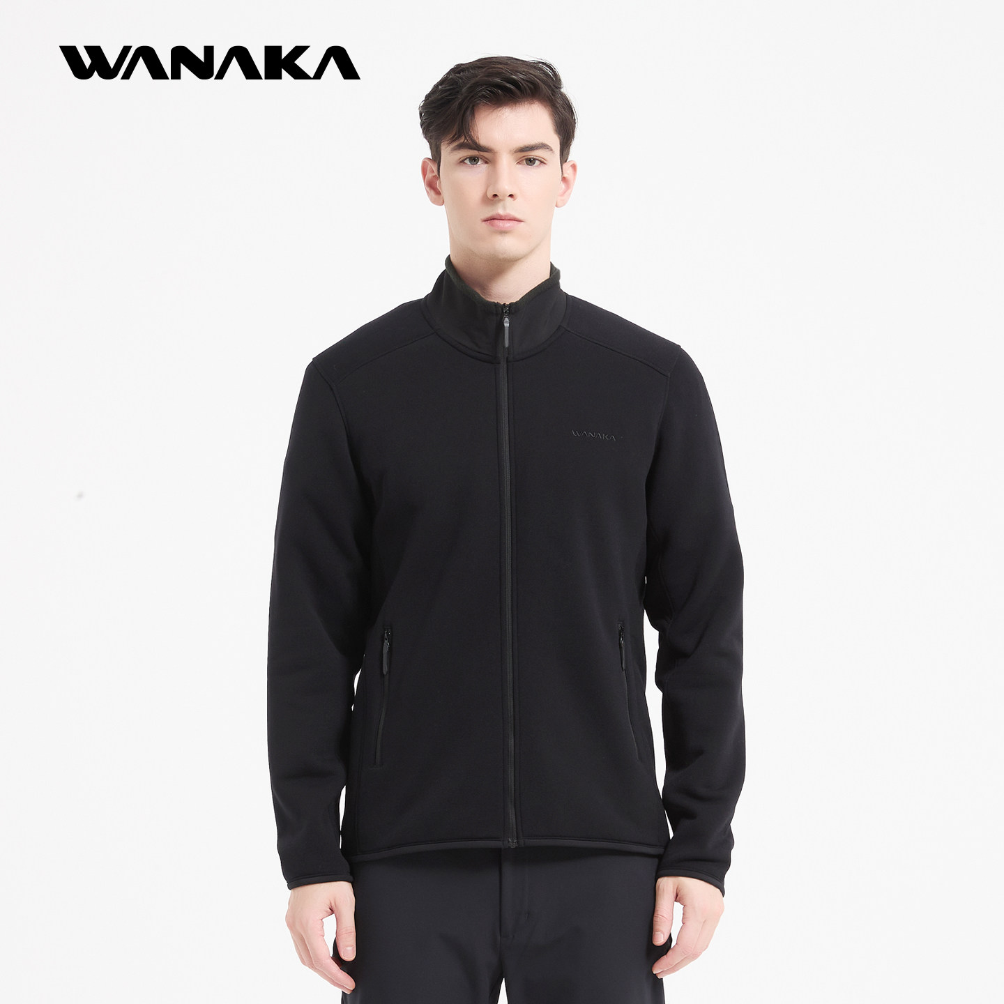 WANAKA高蓬抓绒外套JACKET衣内胆弹力保暖透气UPSP轻量化户外男款